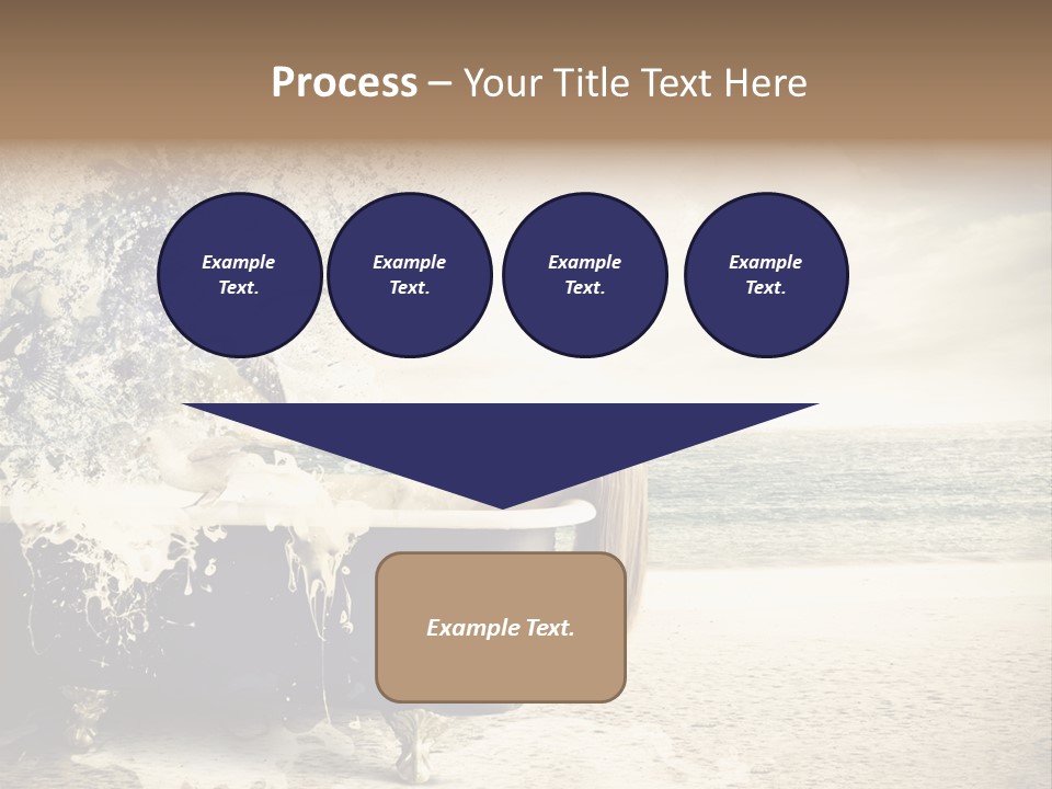 Bathroom Blonde Explosion PowerPoint Template