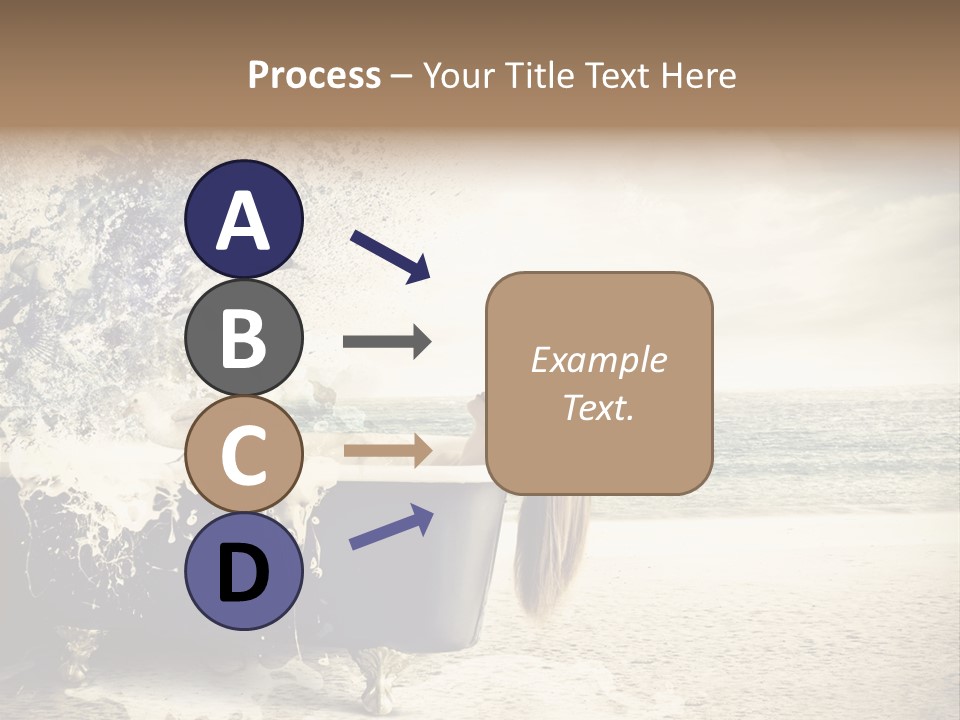 Bathroom Blonde Explosion PowerPoint Template