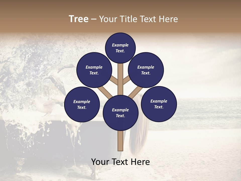 Bathroom Blonde Explosion PowerPoint Template