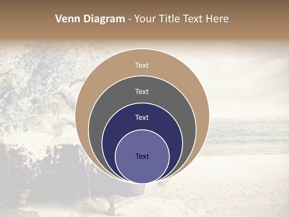 Bathroom Blonde Explosion PowerPoint Template