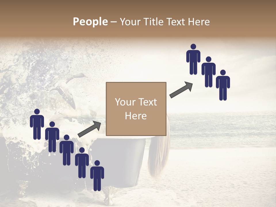 Bathroom Blonde Explosion PowerPoint Template