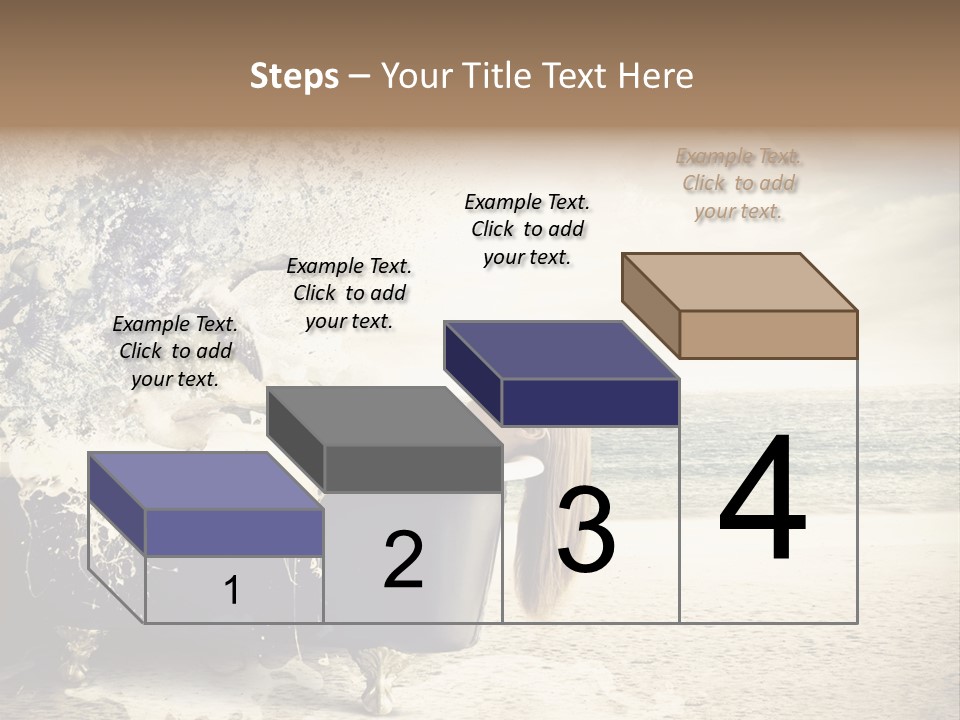 Bathroom Blonde Explosion PowerPoint Template