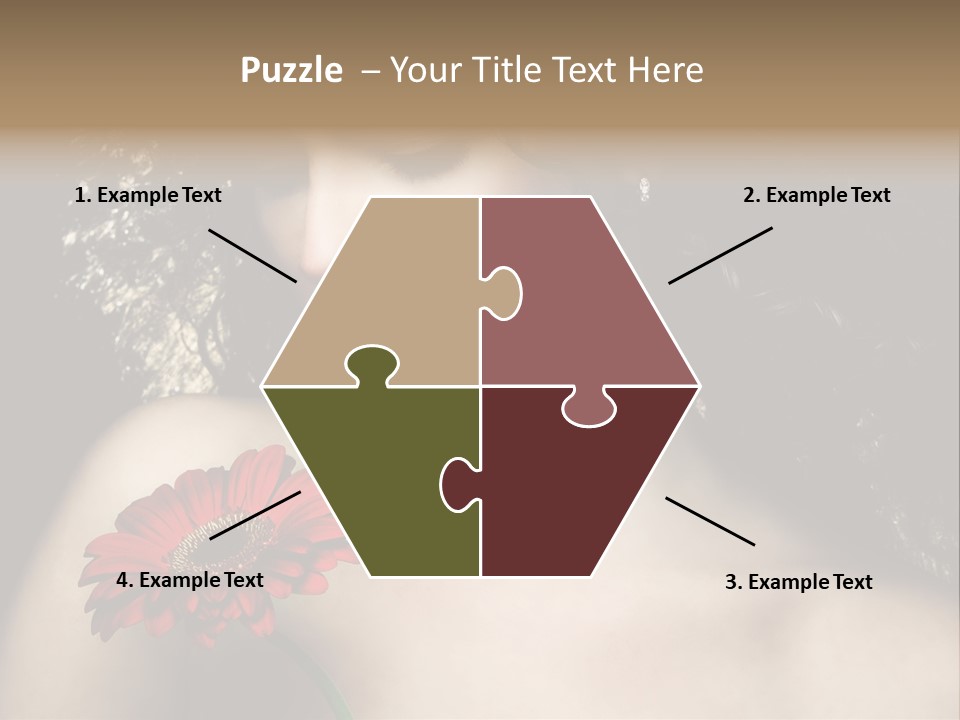 Portrait Curly Hair Studio PowerPoint Template