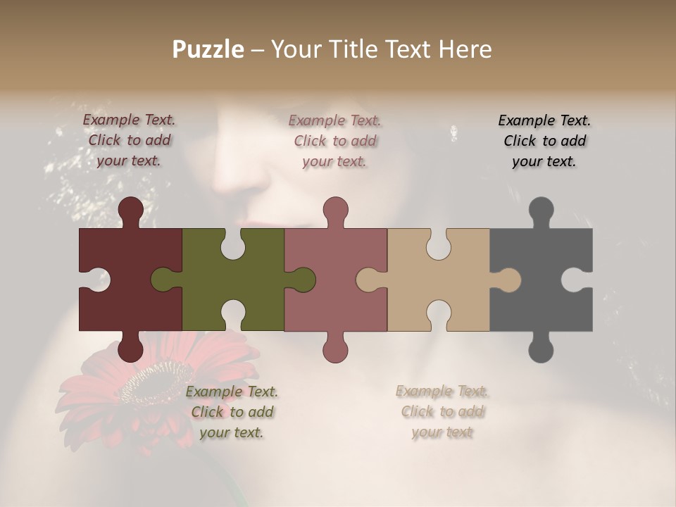 Portrait Curly Hair Studio PowerPoint Template