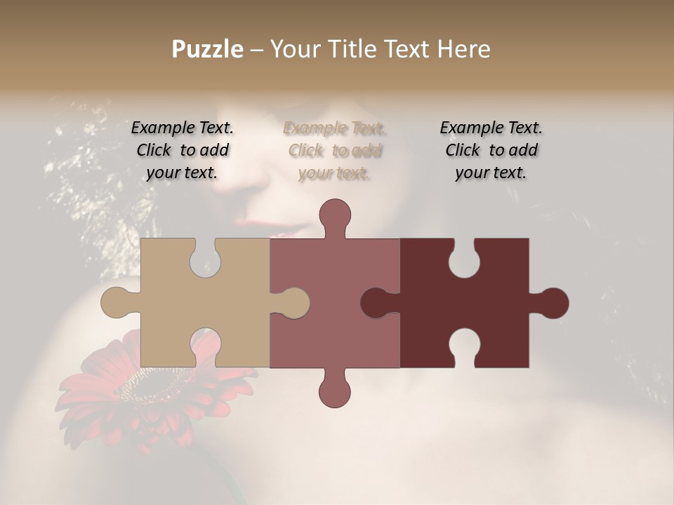 Portrait Curly Hair Studio PowerPoint Template