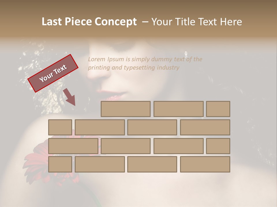 Portrait Curly Hair Studio PowerPoint Template