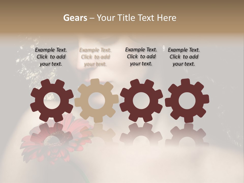 Portrait Curly Hair Studio PowerPoint Template