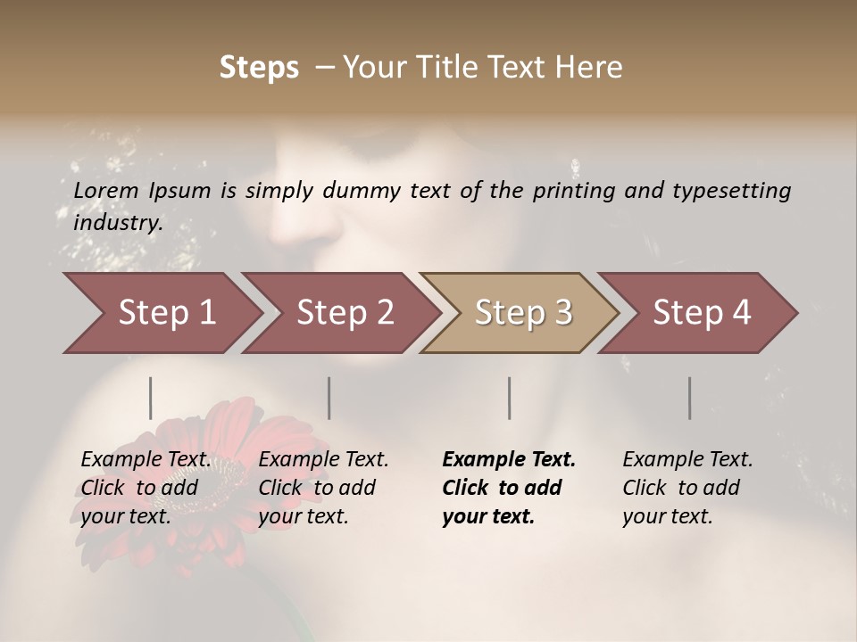 Portrait Curly Hair Studio PowerPoint Template