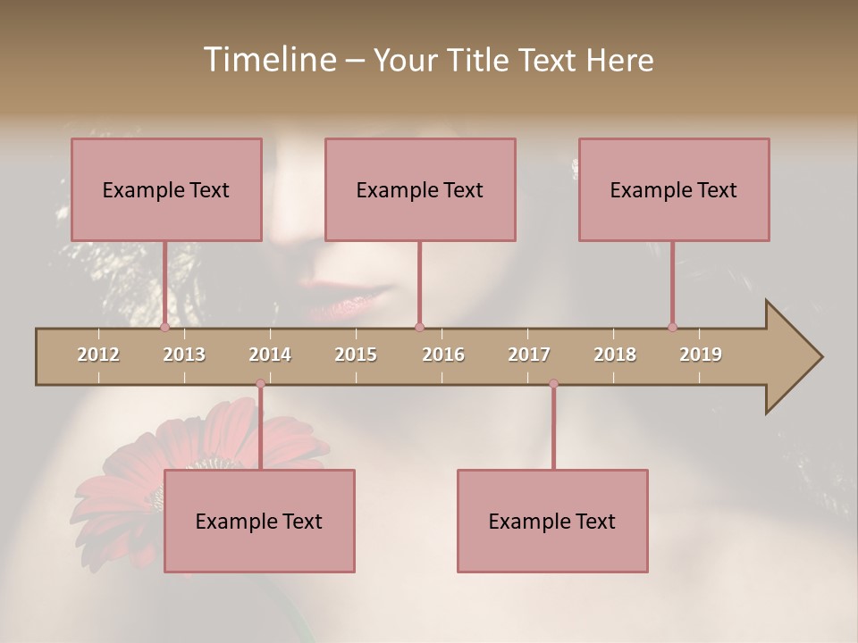 Portrait Curly Hair Studio PowerPoint Template