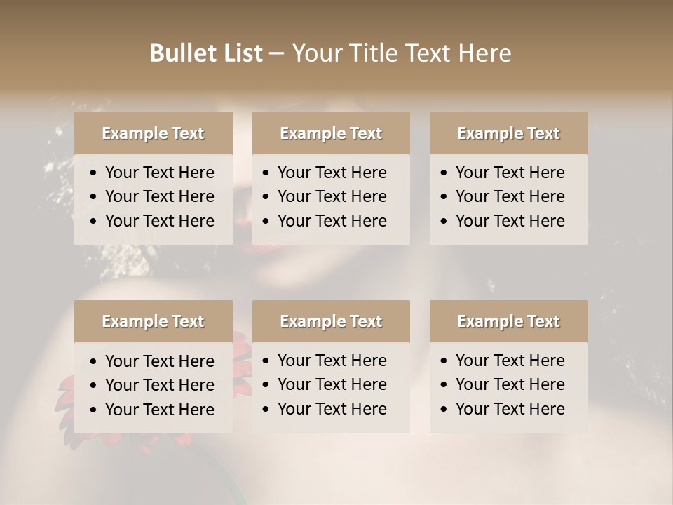 Portrait Curly Hair Studio PowerPoint Template