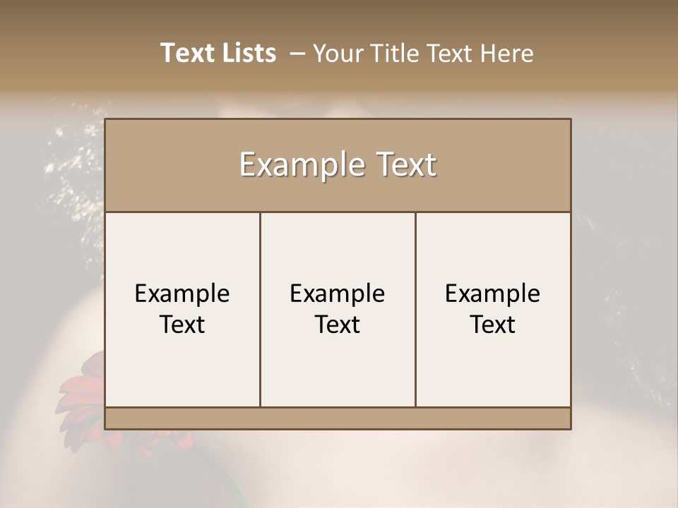 Portrait Curly Hair Studio PowerPoint Template