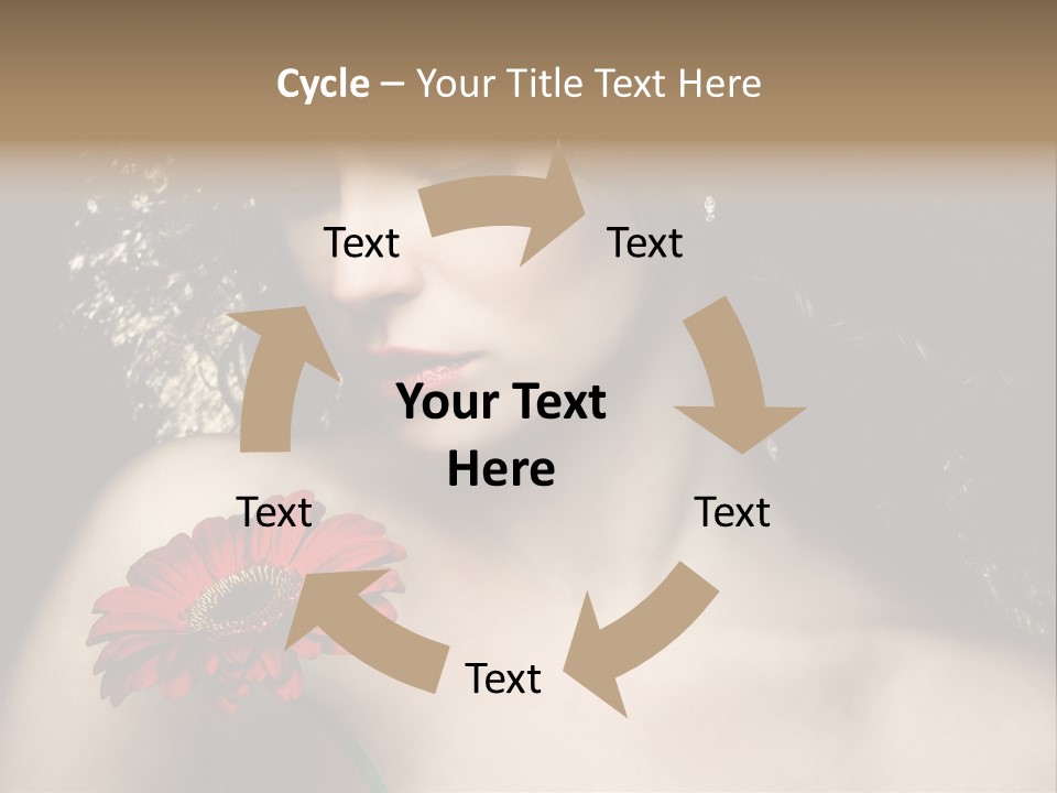 Portrait Curly Hair Studio PowerPoint Template