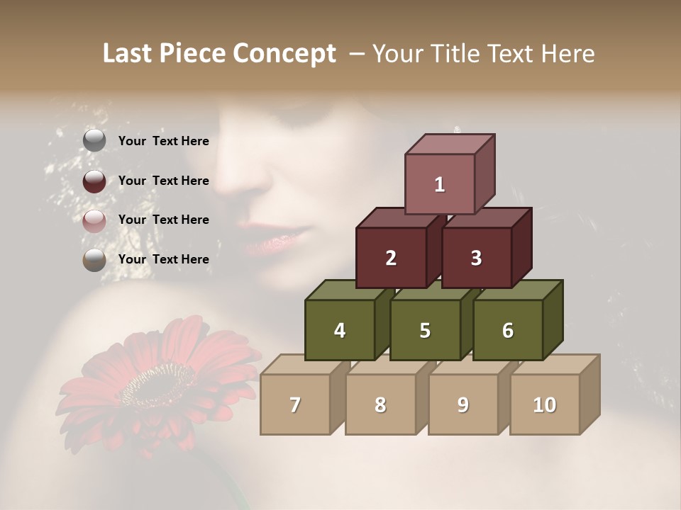 Portrait Curly Hair Studio PowerPoint Template