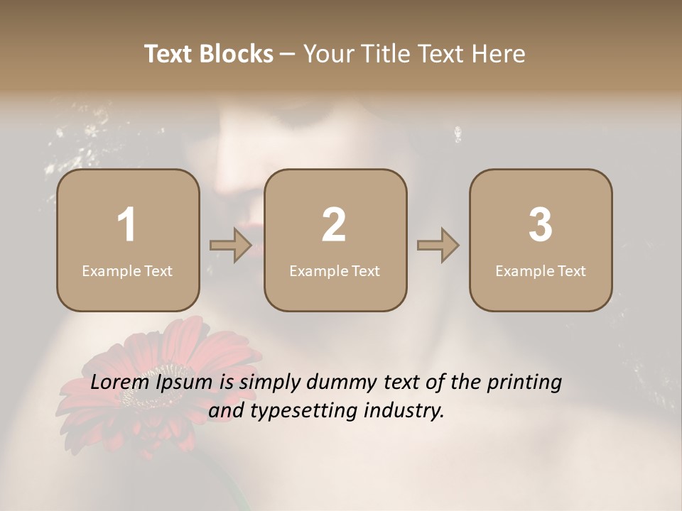 Portrait Curly Hair Studio PowerPoint Template