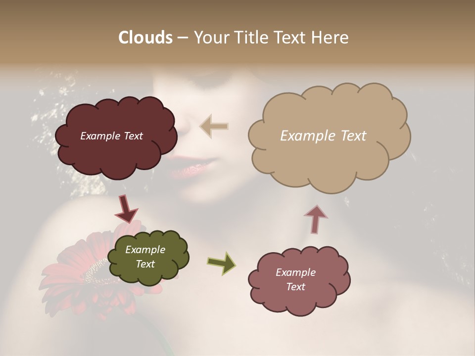 Portrait Curly Hair Studio PowerPoint Template