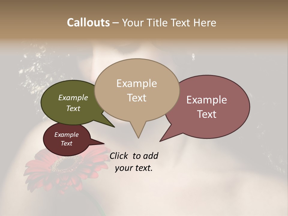 Portrait Curly Hair Studio PowerPoint Template