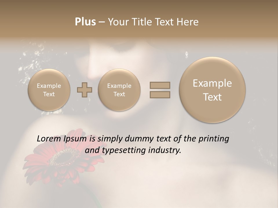 Portrait Curly Hair Studio PowerPoint Template