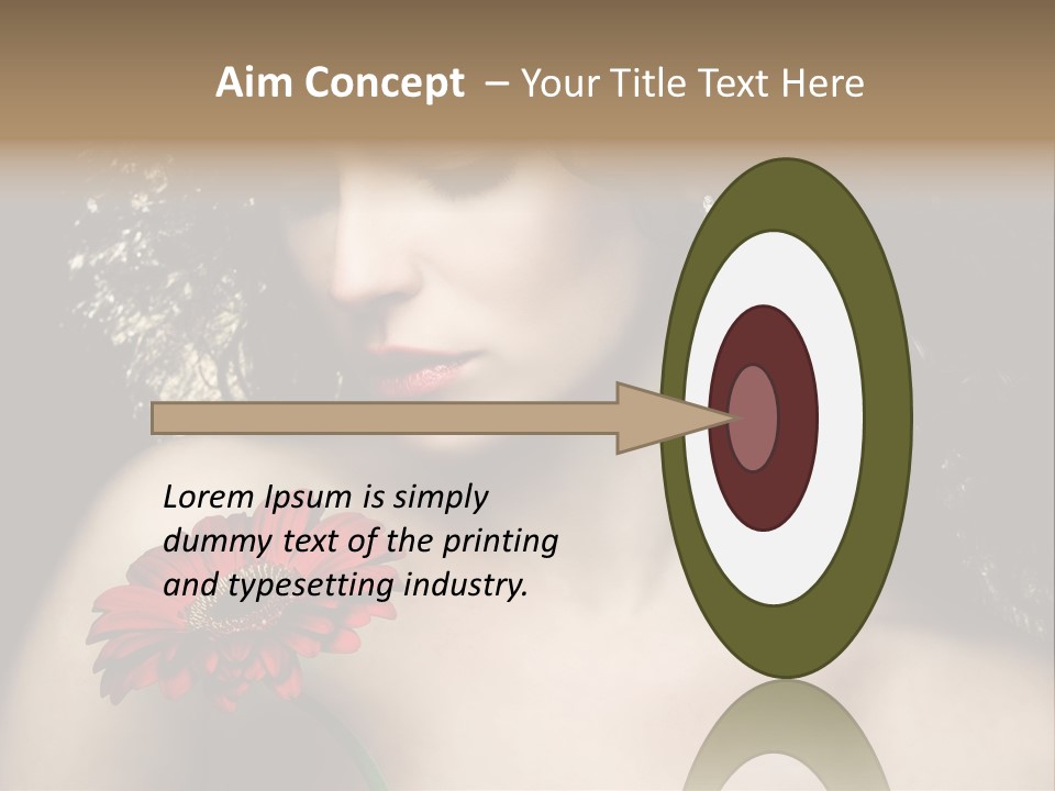 Portrait Curly Hair Studio PowerPoint Template