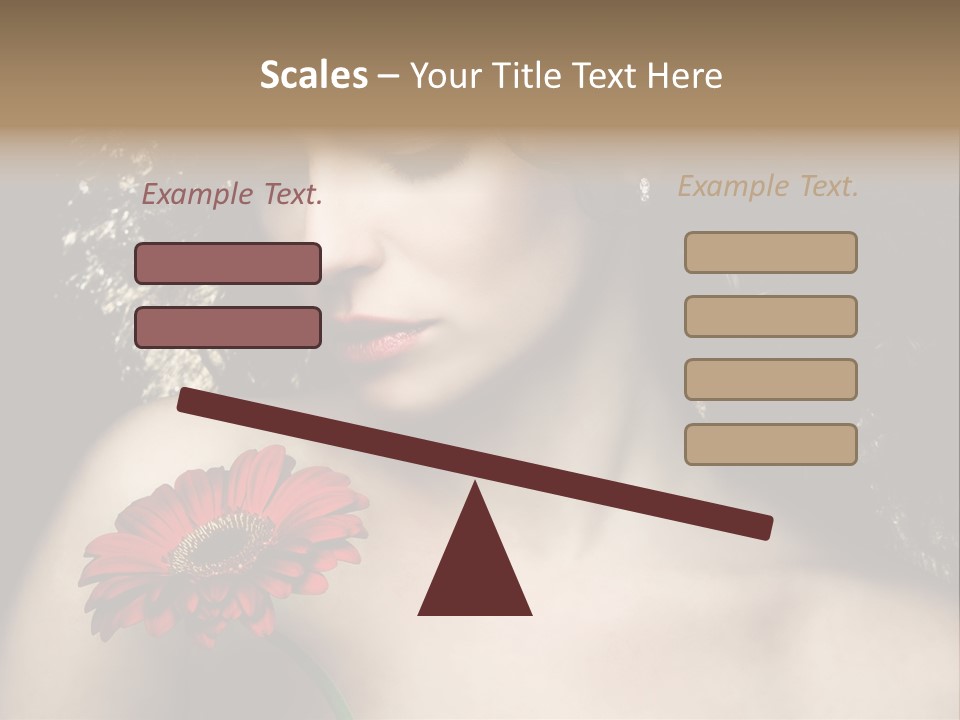 Portrait Curly Hair Studio PowerPoint Template