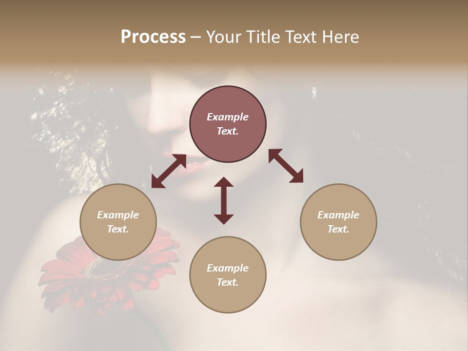 Portrait Curly Hair Studio PowerPoint Template