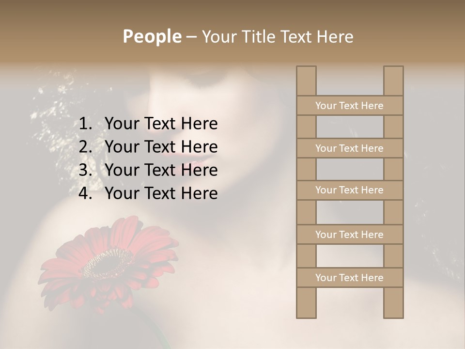 Portrait Curly Hair Studio PowerPoint Template