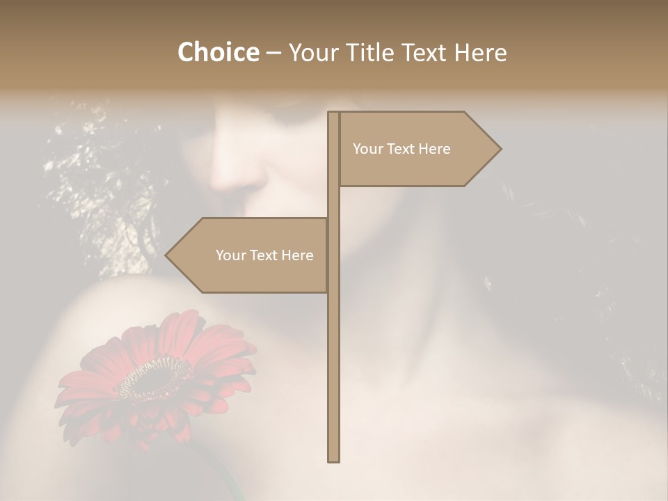 Portrait Curly Hair Studio PowerPoint Template