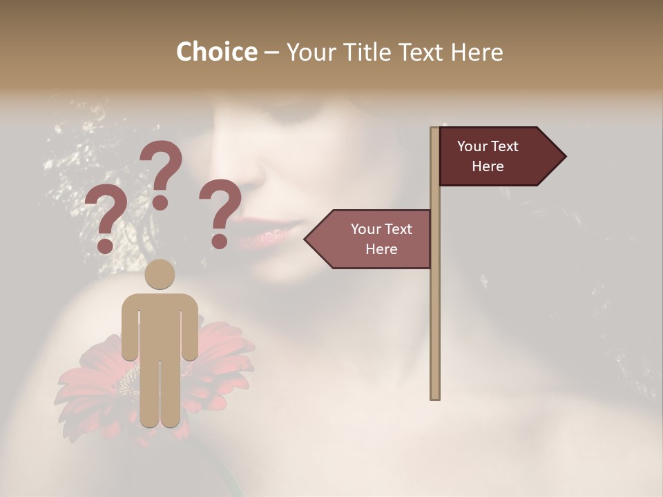 Portrait Curly Hair Studio PowerPoint Template