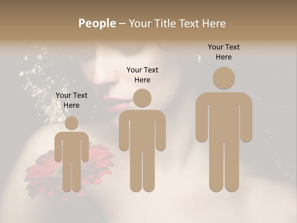 Portrait Curly Hair Studio PowerPoint Template