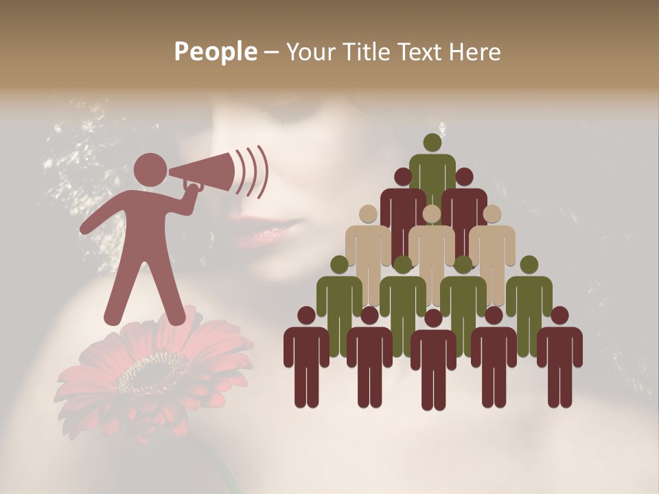 Portrait Curly Hair Studio PowerPoint Template