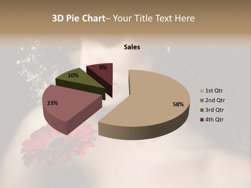 Portrait Curly Hair Studio PowerPoint Template
