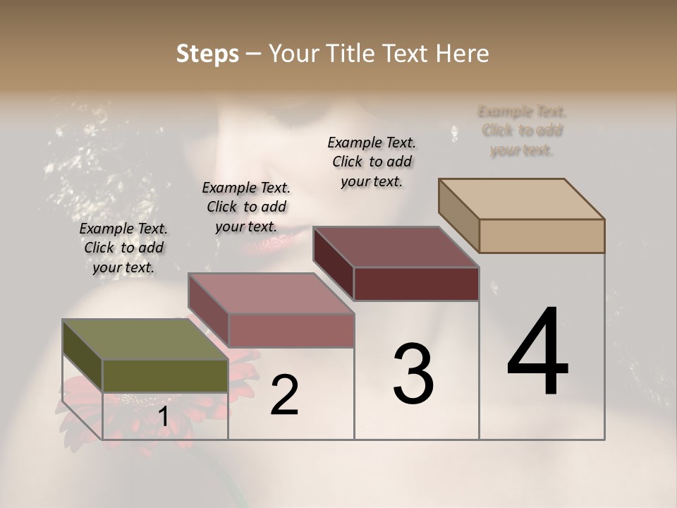 Portrait Curly Hair Studio PowerPoint Template