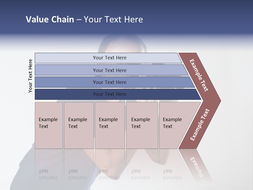 Glasses Person Holding PowerPoint Template
