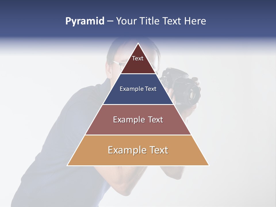 Glasses Person Holding PowerPoint Template