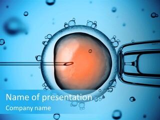 Evolution Needle Artificial PowerPoint Template