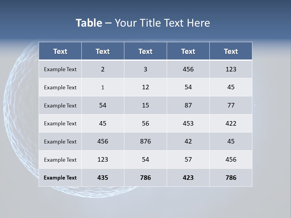 Render Female Micro PowerPoint Template