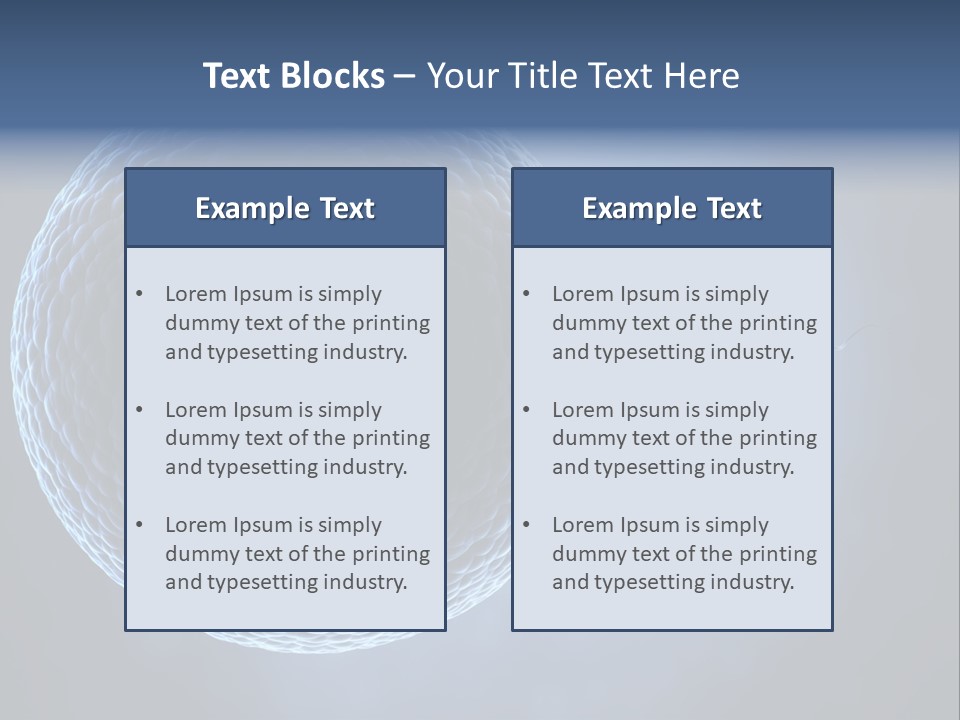 Render Female Micro PowerPoint Template