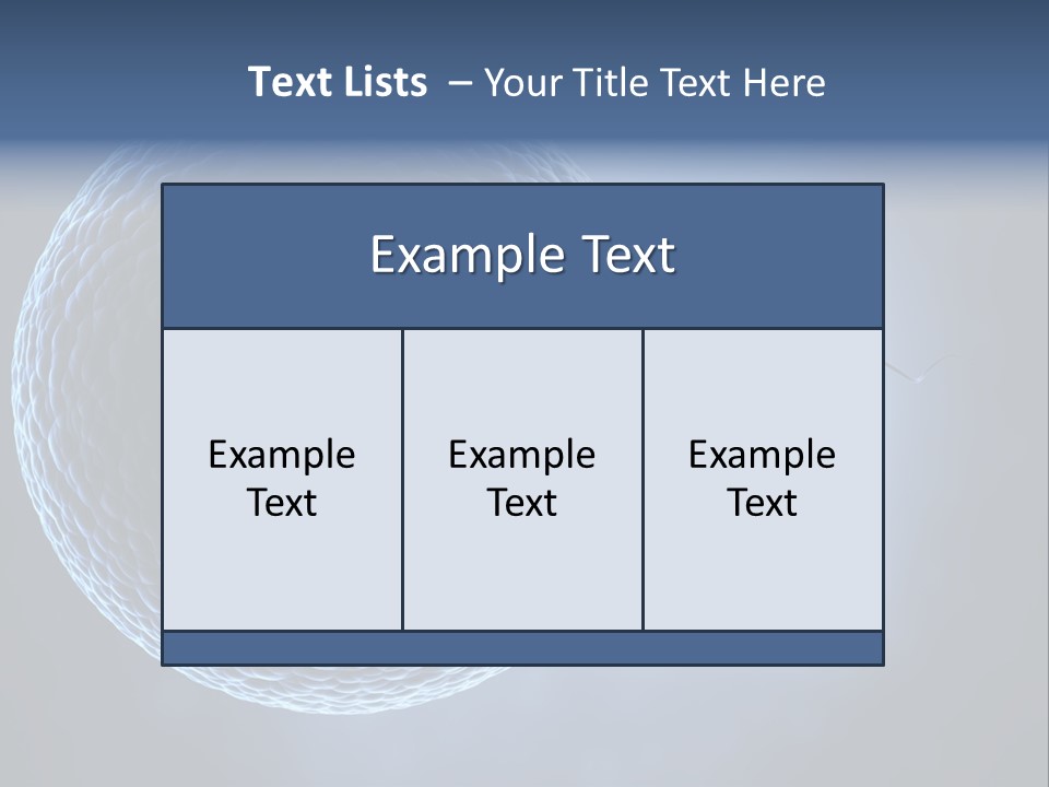 Render Female Micro PowerPoint Template