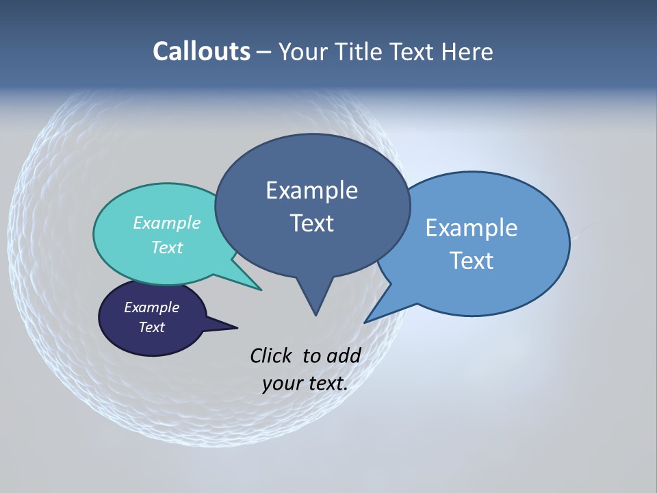 Render Female Micro PowerPoint Template