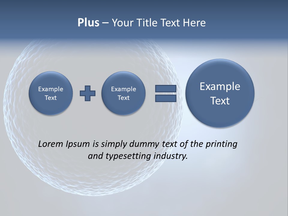Render Female Micro PowerPoint Template