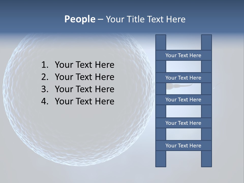 Render Female Micro PowerPoint Template
