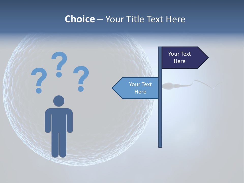 Render Female Micro PowerPoint Template