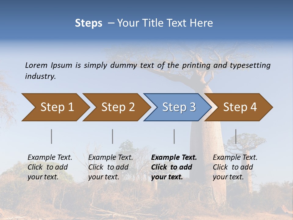 Wild Savanna Safari PowerPoint Template