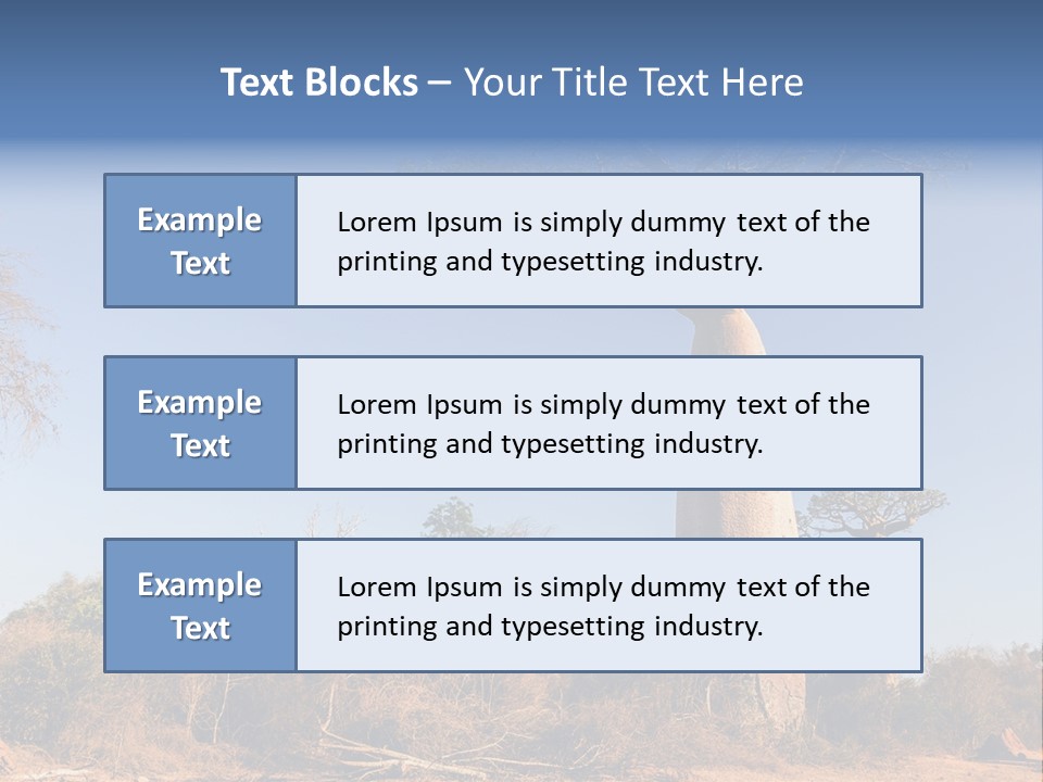 Wild Savanna Safari PowerPoint Template