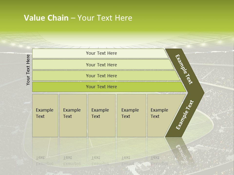 Grass Blue Football PowerPoint Template