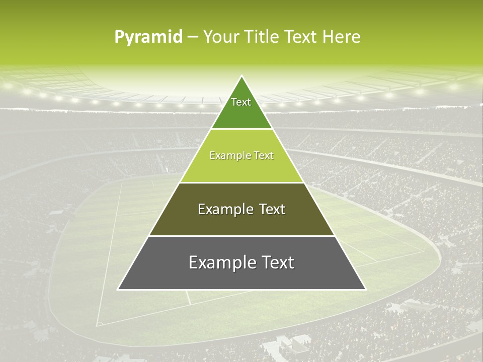 Grass Blue Football PowerPoint Template