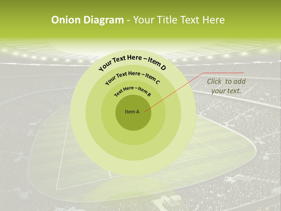 Grass Blue Football PowerPoint Template