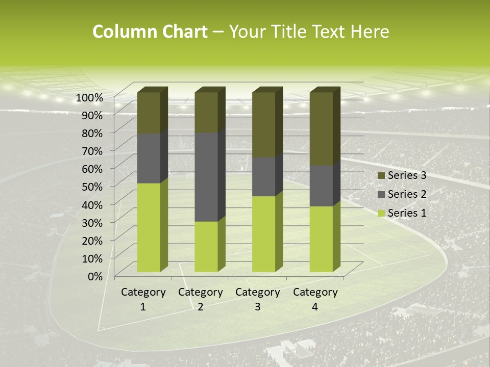 Grass Blue Football PowerPoint Template