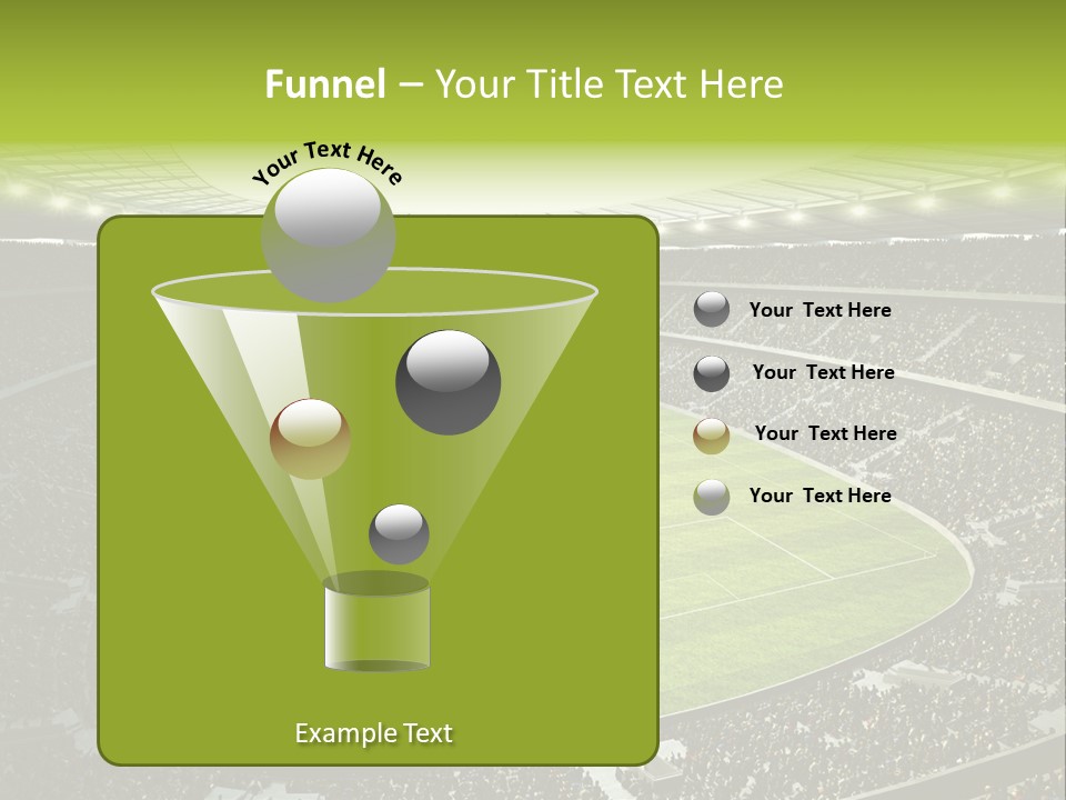 Grass Blue Football PowerPoint Template