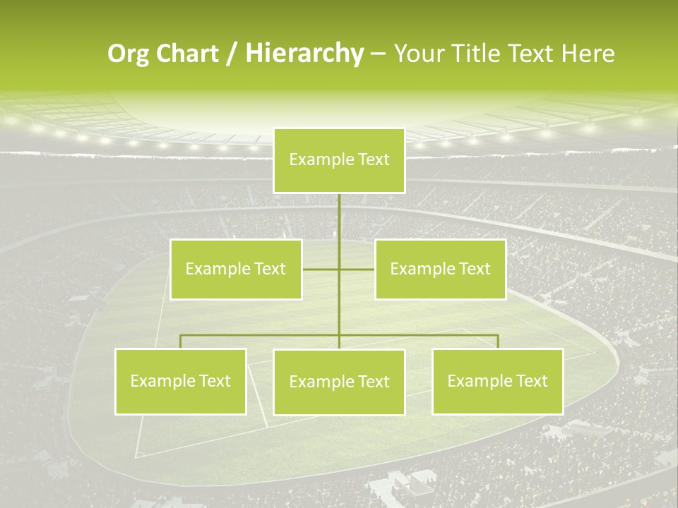 Grass Blue Football PowerPoint Template