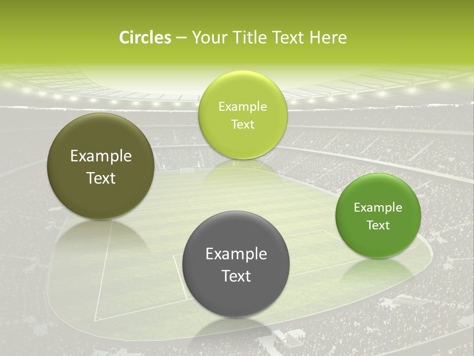 Grass Blue Football PowerPoint Template